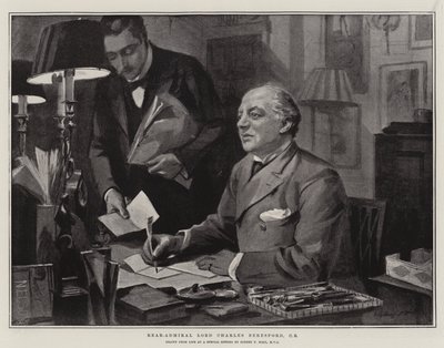 Schout-bij-nacht Lord Charles Beresford, CB door Sydney Prior Hall