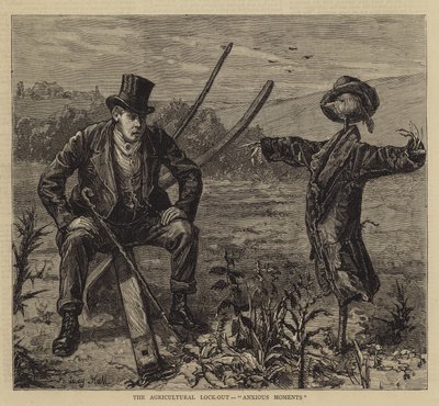 De Landbouwstaking, Bezorgde Momenten door Sydney Prior Hall