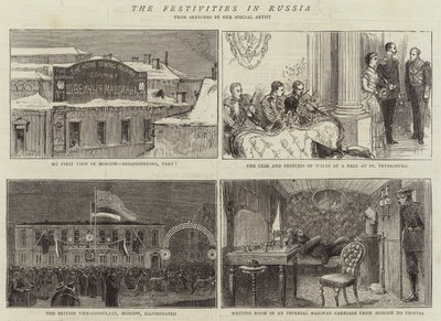 De Festiviteiten in Rusland door Sydney Prior Hall