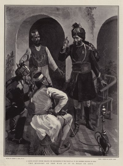 De geschiedenis van de oorlog zoals die wordt verteld in Azië door Sydney Prior Hall
