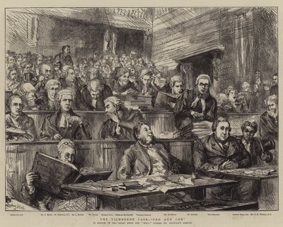 De Tichborne Zaak, Voor en Tegen door Sydney Prior Hall