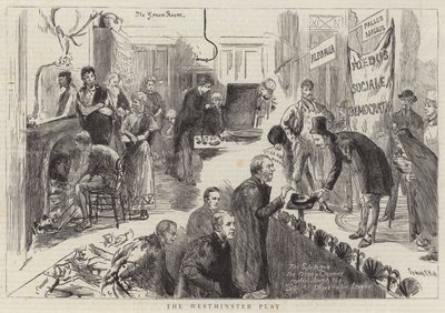 Het Westminster Spel door Sydney Prior Hall
