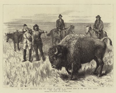 Naar het Grote Noordwesten met de Markies van Lorne, X, een buffeljacht in de Red River Valley, de genadeslag door Sydney Prior Hall