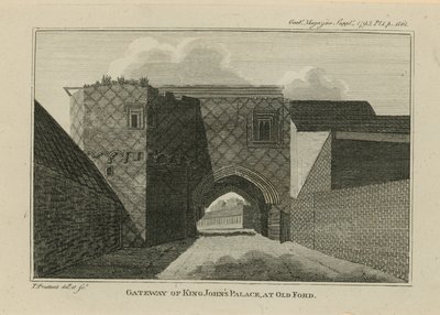 Poort van het Paleis van Koning Jan door T. Prattent