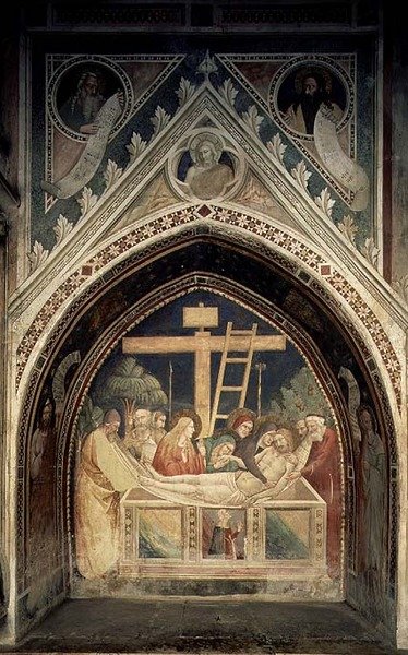 De kruisafneming van Christus uit de Bardi-kapel door Taddeo Gaddi