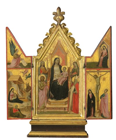 Drieluik door Taddeo Gaddi