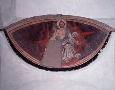 Christus in glorie door Taddeo di Bartolo