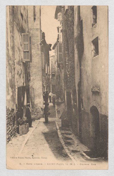 Briefkaart aan Maria Mickiewiczówna door Tadeusz Makowski