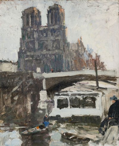 Notre-Dame door Tadeusz Makowski