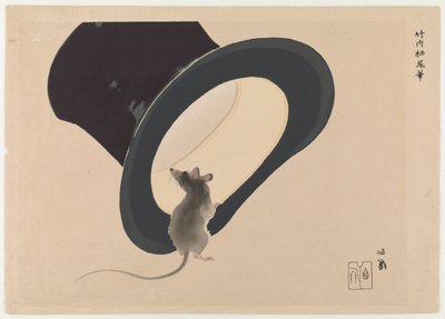 Muis en Hoed door Takeuchi Seiho