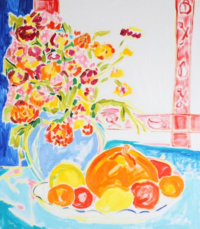 Kleurrijke bloemen en fruit door Tamara Jare