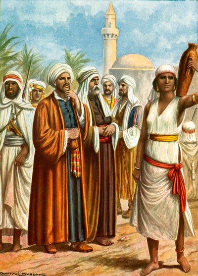 Arabs - mannelijke en vrouwelijke Bedoeïenen door Tancredi Scarpelli