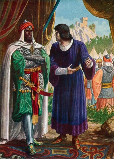 Verovering van Sicilië door de Saracenen, 859 door Tancredi Scarpelli