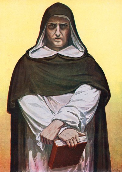 Giordano Bruno door Tancredi Scarpelli