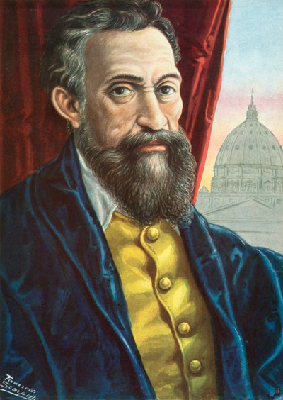 Michelangelo Buonarroti door Tancredi Scarpelli