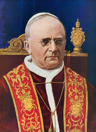 Paus Pius XI door Tancredi Scarpelli