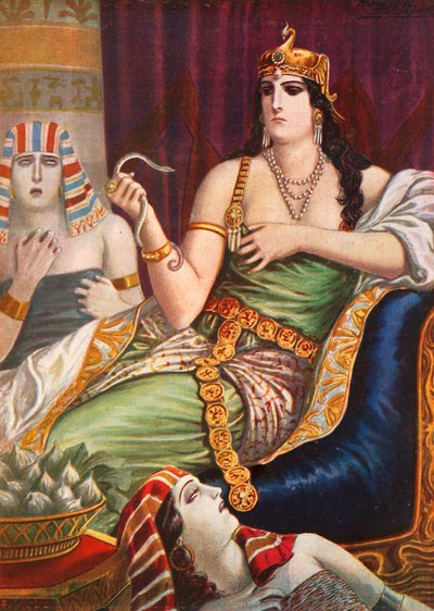 Zelfmoord van Cleopatra door Tancredi Scarpelli