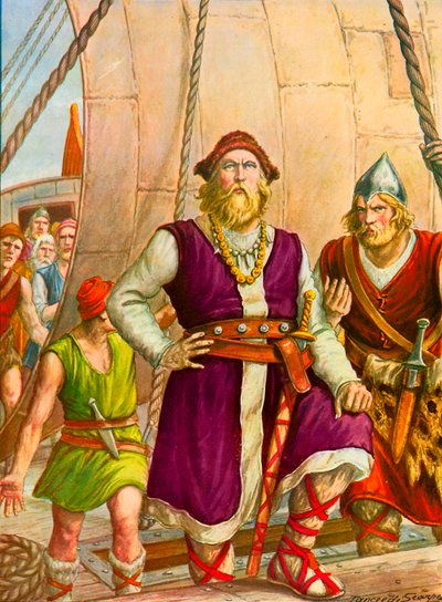 De Atlantische expeditie van Leif Ericsson door Tancredi Scarpelli
