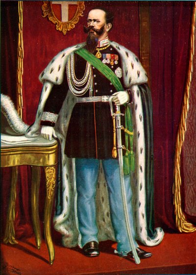 Victor Emanuel II, eerste koning van Italië door Tancredi Scarpelli