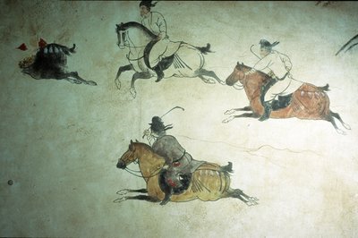 Graf van Kroonprins Zhang, 2e jaar van Shenlong, Tang-dynastie, 618-907 door Tang Dynasty Chinese School