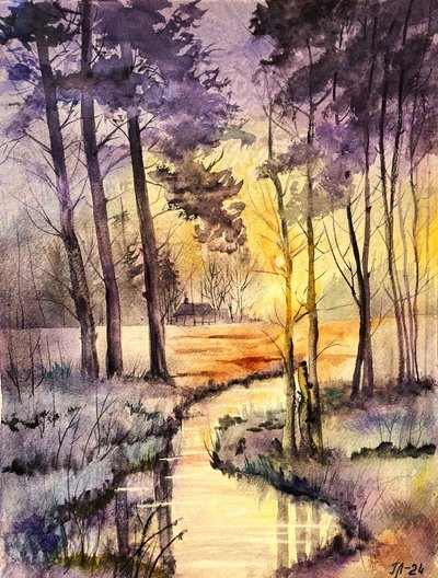 Gouden Bosbeek door Tanya Lundmark