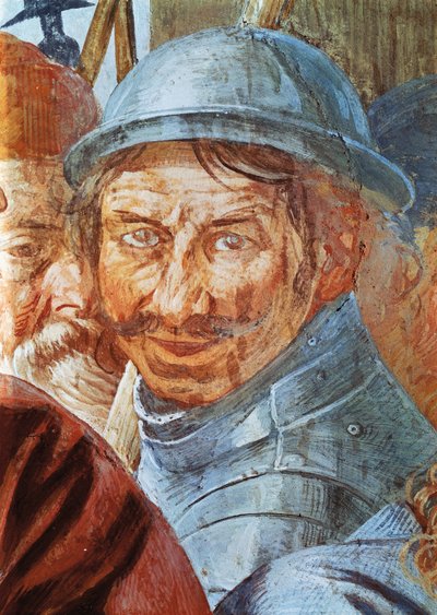 Hoofd van een krijger (detail) door Tanzio da Varallo