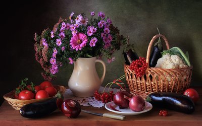 Stilleven met herfstoogst door Tatyana Skorokhod