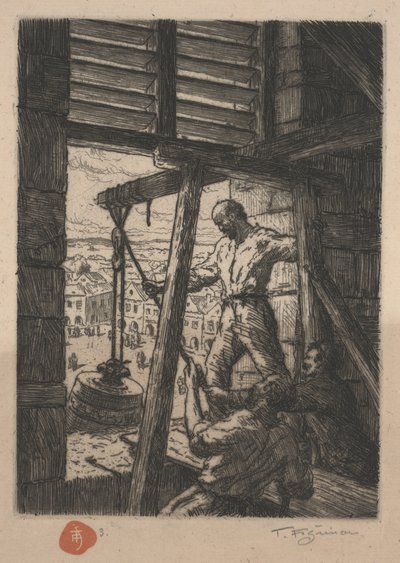 Het Neerhalen van de Bel in de Oorlog I door Tavík František Šimon