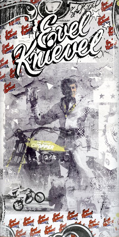Evel Knievel door Teis Albers