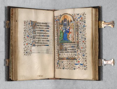 Getijdenboek Gebruik van Parijs: Fol. 108r, Pinksteren, ca. 1420 door The Bedford Master
