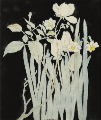 Narcissen en Rozen door Theo van Hoytema