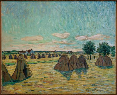 Graanoogst door Theo von Brockhusen