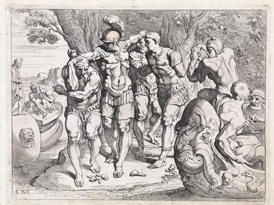 Odysseus in het land van de lotuseters door Theodoor van Thulden