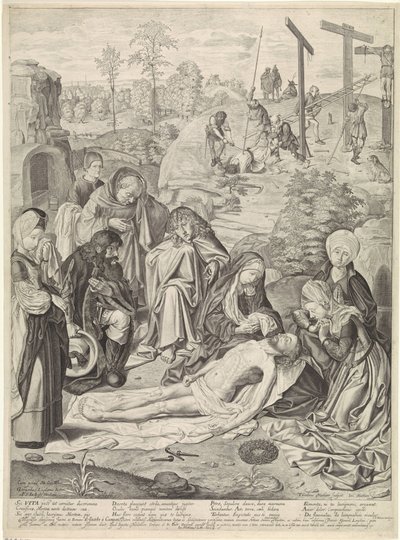 Bewening van Christus door Theodor Matham