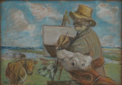 Zelfportret door Theodor Philipsen