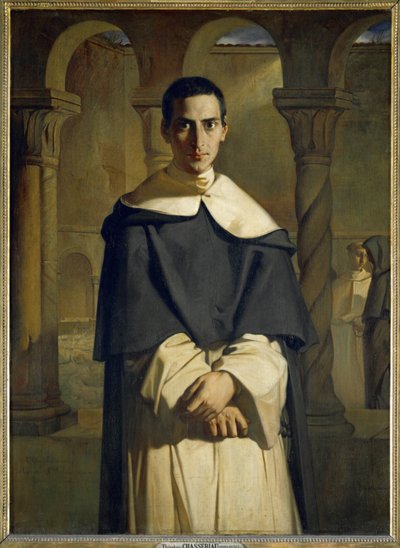 Vader Dominique Lacordaire ... door Théodore Chassériau
