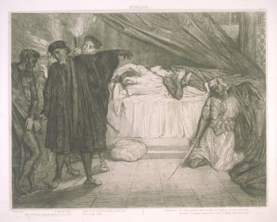 Othello door Théodore Chassériau