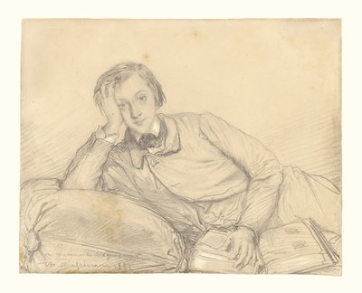 Portret van Raymond de Magnoncourt door Théodore Chassériau