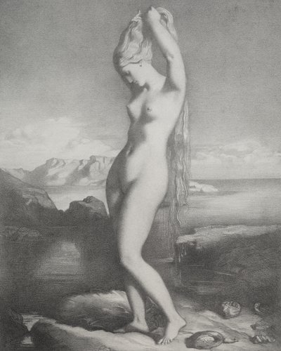 Venus Anadyomène door Théodore Chassériau