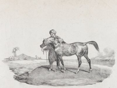 Een Arabisch Paard, 1821 door Theodore Gericault