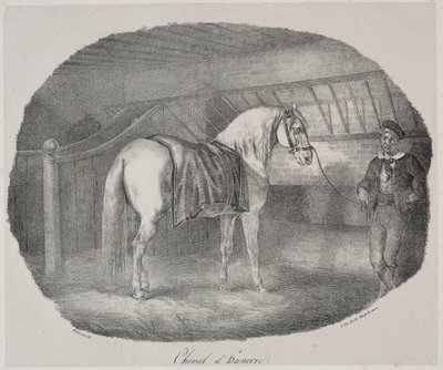 Hanover Paard door Theodore Gericault