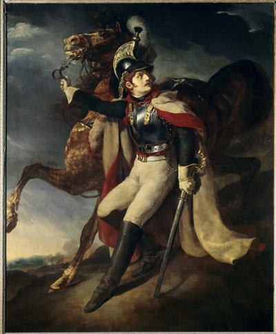 Cuirassier wesse door Theodore Gericault