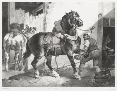 De Franse hoefsmid (The French Blacksmith) door Theodore Gericault