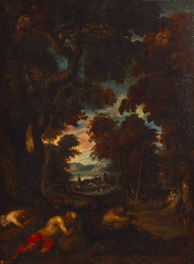De slaap van de boeren door Theodore Gericault