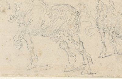 Paardenstudies door Theodore Gericault