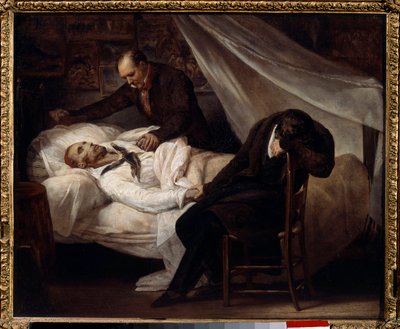 De dood van de schilder Theodore Gericault (1791-1824) 26 januari door Theodore Gericault