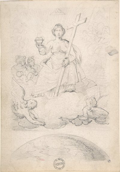 De Maagd van het Heilig Hart door Theodore Gericault