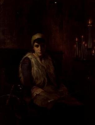 Een offerkaars door Theodore Jacques Ralli
