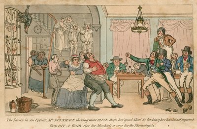 De herberg in rep en roer door Theodore Lane