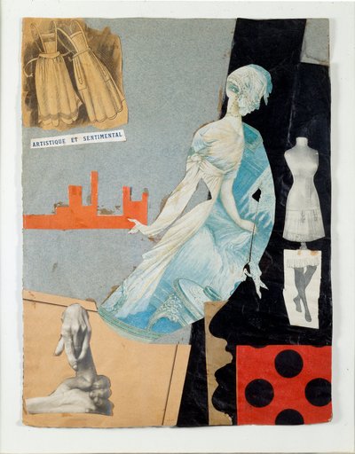 Artistieke en sentimentele collage door Theodore Fraenkel